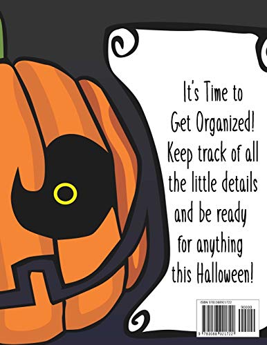 Halloween Planner: Party Planning, Activities, Budget, Decorations, & Costumes Undated Organizer image 4