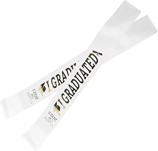 VALICLUD Graduation Masters Degree Decorations Graduation Gifts 2pcs 2023 Graduation Party Sash Creative Graduation Sash Senior Year Party Supplies Graduation 2023