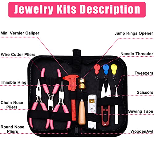 Yholin Jewelry Making Kits For Adults, Wire Wrapping Kit With Tools, Wire, Accessories For Making And Repair #TOP1