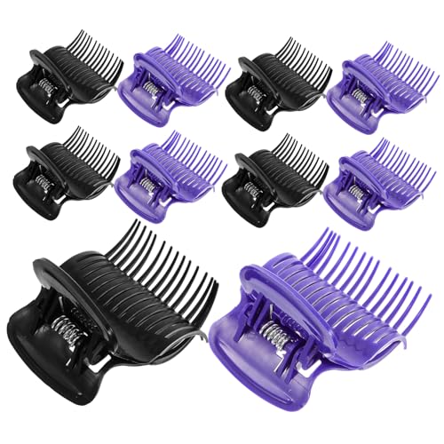 CANIGHT 12piezas De Rodillo Caliente Para Mujeres Clips De Estilo De Cabello Accesorios De Peluquería Para Salón Clips De Rizador y Herramientas De Sección y Morado CANIGHT 12piezas De Rodillo Caliente Para Mujeres Clips De Estilo De Cabello Accesorios De Peluquería Para Salón Clips De Rizador y Herramientas De Sección y Morado