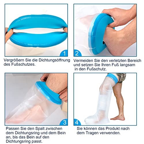 Kimihome Coprigambe impermeabile per doccia