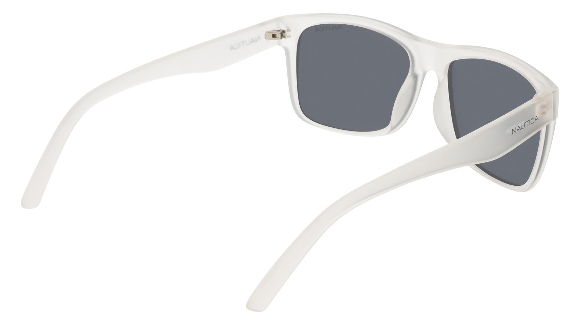 Nautica Men's Sunglasses N919SP - Matte Crystal with Polar Solid Blue Lens