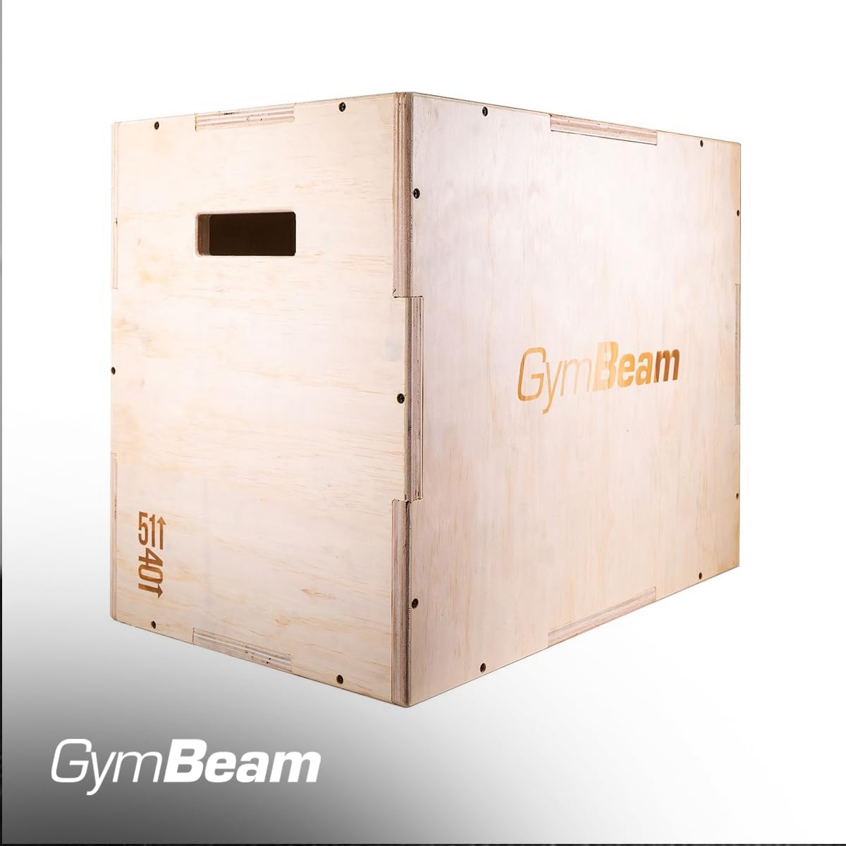 GymBeam Plyo Box 40 x 51 x 61 cm, Scatola Pliometrica in Legno per Palestra
