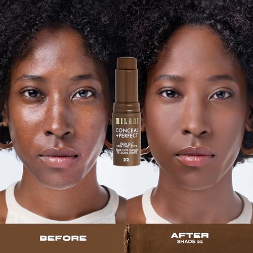 Image of Milani Conceal + Perfect Blur Out Skin Tint Foundation -Deep Golden Neutral | Nourishing Light To Medium Coverage Tinted Moisturizer. Creamy, Buildable Coverage. Up To 12Hr Wear. Pore Blurring Soft Matte