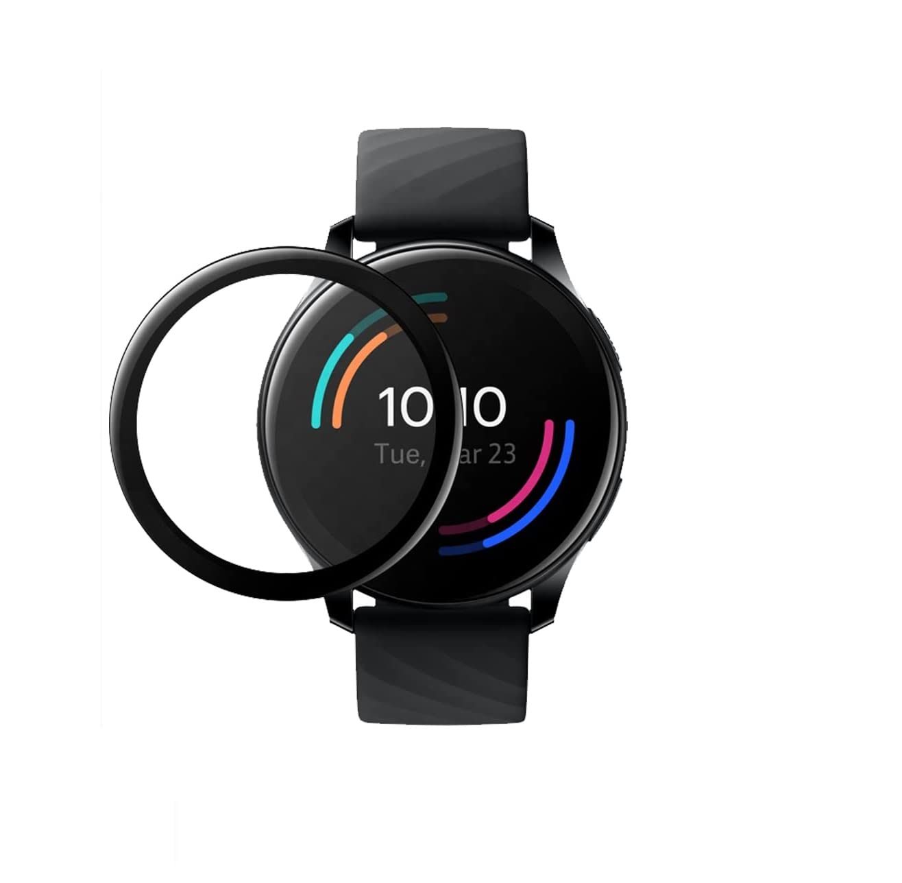 ILOFT Flexible PET Screen Guard Protector Compatible for OnePlus Watch (Black), Pack of 1 (B0B8H6WM31) Amazon Price History, Amazon Price Tracker