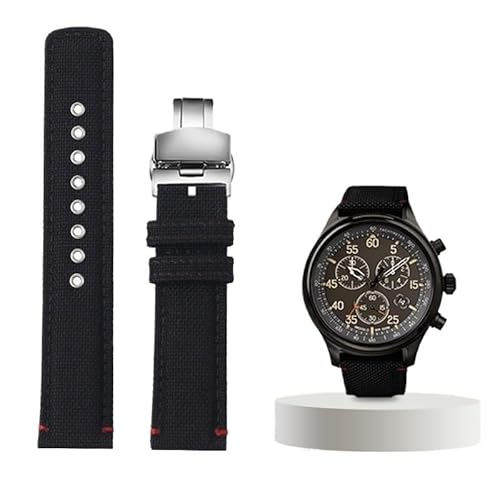 Nylon Leather Watch Strap For TIMEX T49905 T49963 T49953 Men's Watchband