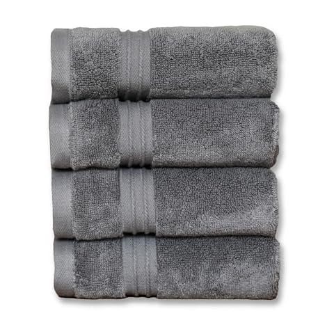 Milara Super-Plush 4-Piece Cotton Washcloth Set Cover