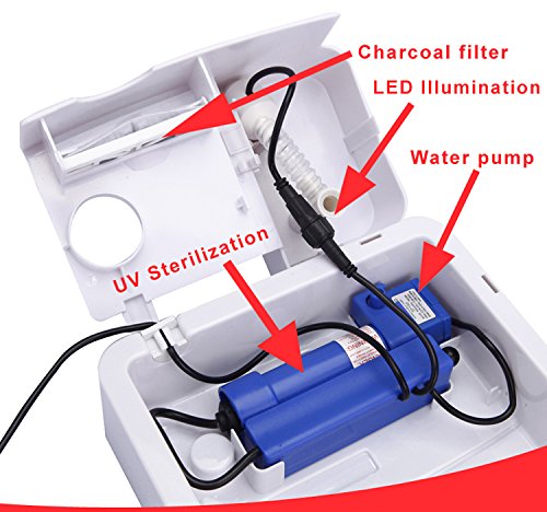 Signstek - Fontana automatica a LED per animale