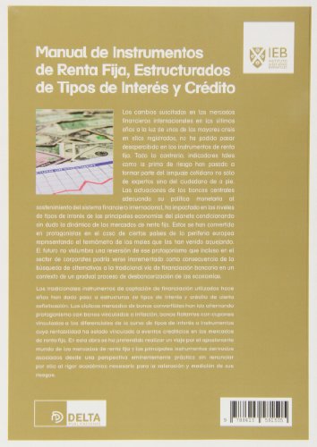 Manual de instrumentos de renta fija, estructurados de tipos de interés y crédito