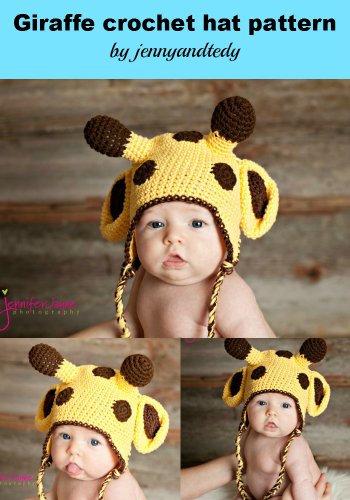 crochet pattern giraffe hat size 