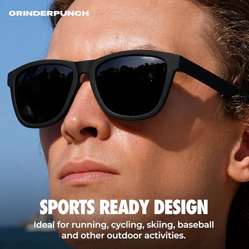 Image of grinderPUNCH Womens Polarized Sunglasses UV400 Protection Classic Retro Driving Sun Glasses Trendy Fashion Shades