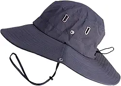 Chapéu Bucket Pescador Redondo Cata Ovo Proteção Solar Conforto Leve Seca Rápido Aba Larga