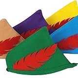Teatots Party Planning Storybook Felt Hats (Peter Pan, Pinocchio, Huntsman) (Tan, Adult 12+)