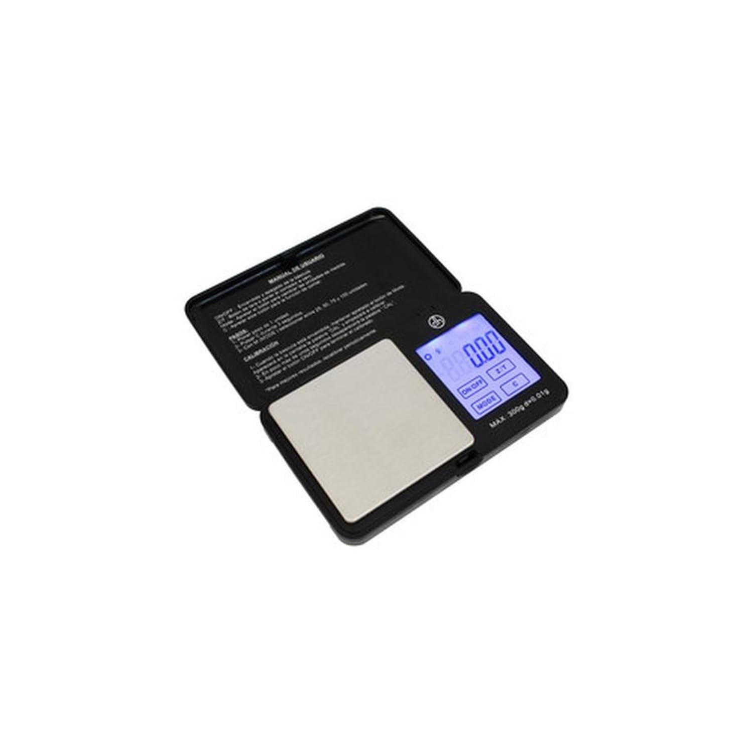 Balanza de precisión portátil, con alta sensibilidad y capacidad de hasta 200g, ideal para medir ingredientes y realizar pesajes precisos.