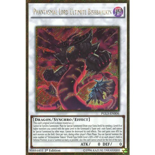 yugioh phantasmal lord ultimitl bishbaalkin deck Deckboosters : PGL3-EN006 1st Ed Gold Secret Rare Card options:Ship Sealed White Flare One Piece Sealed Booster Box MTG Best Pioneer Toughness