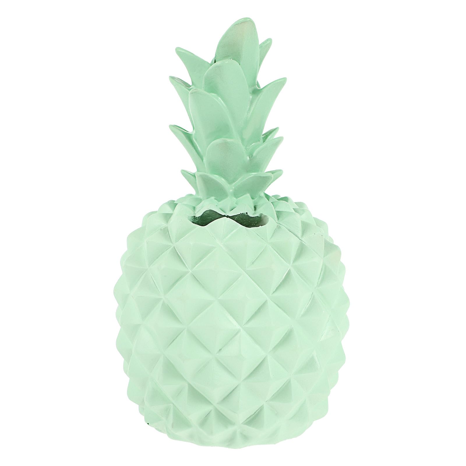 Tirelire ananas vert en résine créative POPETPOP boîte à monnaie solide