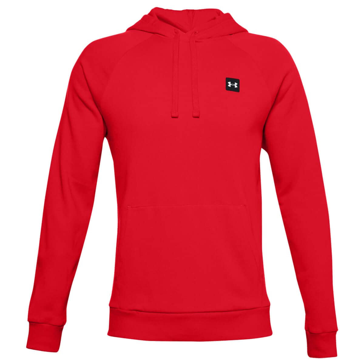 Under Armour Herren Rival Baumwollmischung Raglan Fleece Hoody - Rot - XXL