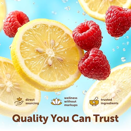 Image of Micro Ingredients Electrolytes Powder, 2lbs (139 Servings) | Sugar Free | Lemon Raspberry Flavor | High Potassium (1,000mg) + Coconut Water & Real Lemon Juice | Keto Friendly, Non-GMO