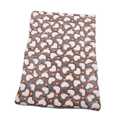 BESTonZON Warm Nest Pad Large Pet Bed Cat Blanket Puppy Bed Fleece Blanket Mat Soft Resting Cushion