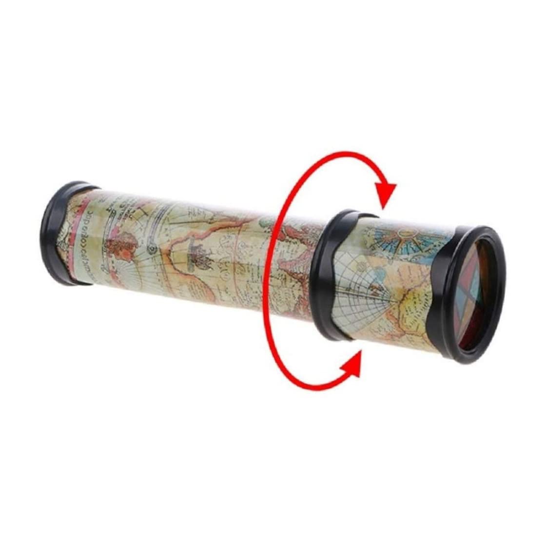 Caleidoscopi per Bambini Adulti, 1 Pezzo Giocattolo Caleidoscopio Rotante Caleidoscopio 3D Prisma Giocattolo Telescopio per Bambini Educazione Precoce, Stile Casuale
