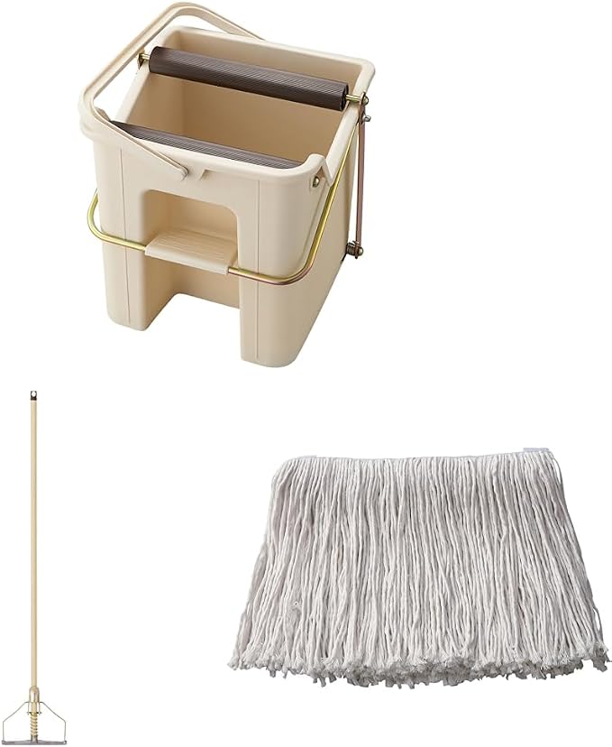 Amazon｜【セット買い】山崎産業 モップ絞り バケツ コンパクト 軽量 デイリークリーン (Daily Clean) タフスクイザーDX ...