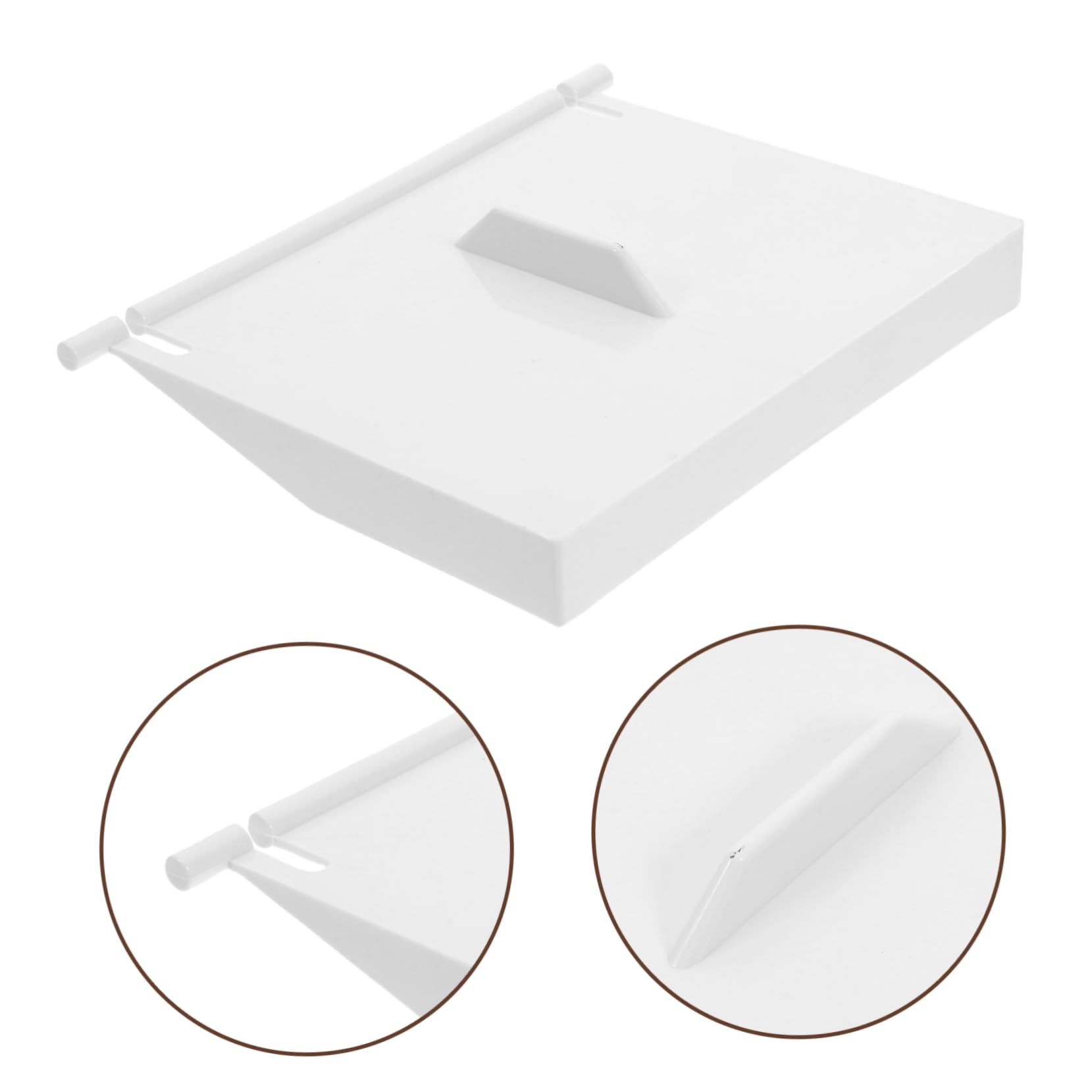 CLISPEED Puerta para Skimmer De Piscina Aleta Duradera De Plástico, Repuesto Compatible para Piscinas Enterradas, Diseñado para Evitar Retorno De Agua y Facilitar Limpieza
