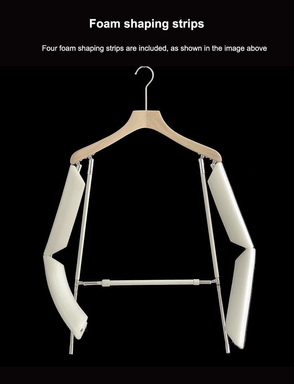 Invisible Dress Form Mannequin,Clothing Display Hangers with Adjustable Waist and Arms,Mannequin Torso for Photography Show(Medium)