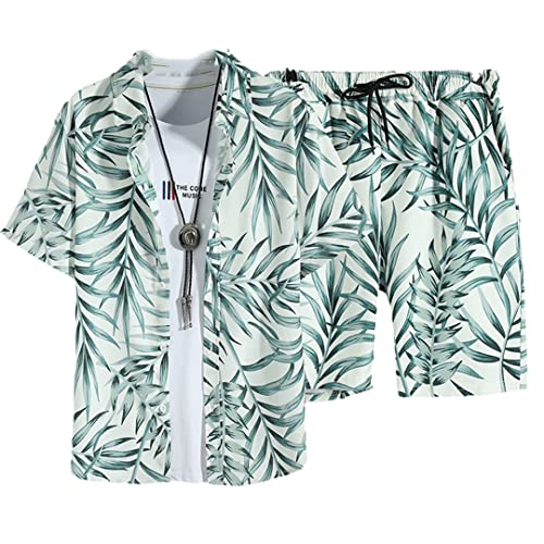 Ensemble de plage séchage rapide pour homme avec short confortable et chemise légère M