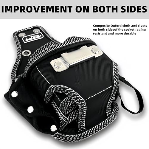 7-Pocket Technician Tool Belt Pouch, Multi Pockets Mini Tool Waist Bag for Electrician 3 7-Pocket Technician Tool Belt Pouch, Multi Pockets Mini Tool Waist Bag for Electrician - Image 3