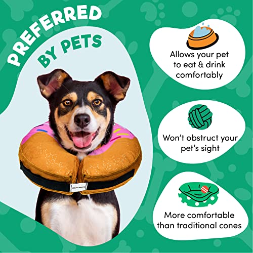 image for BENCMATE Inflatable Dog Cone Collar Alternative, Soft Dog Cone for Sma