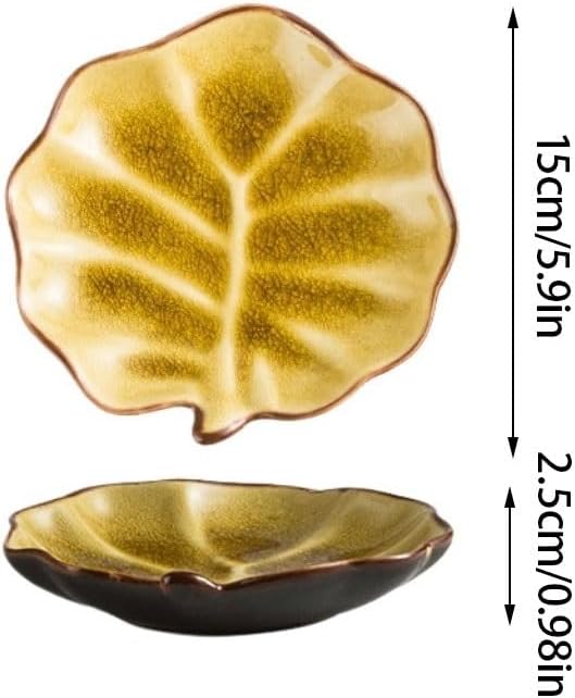 Dessert Plate Table Dessert Cold Dish Small Plate Ceramic Snack Plate Living Room Candy Plate Reusable Plates (B)