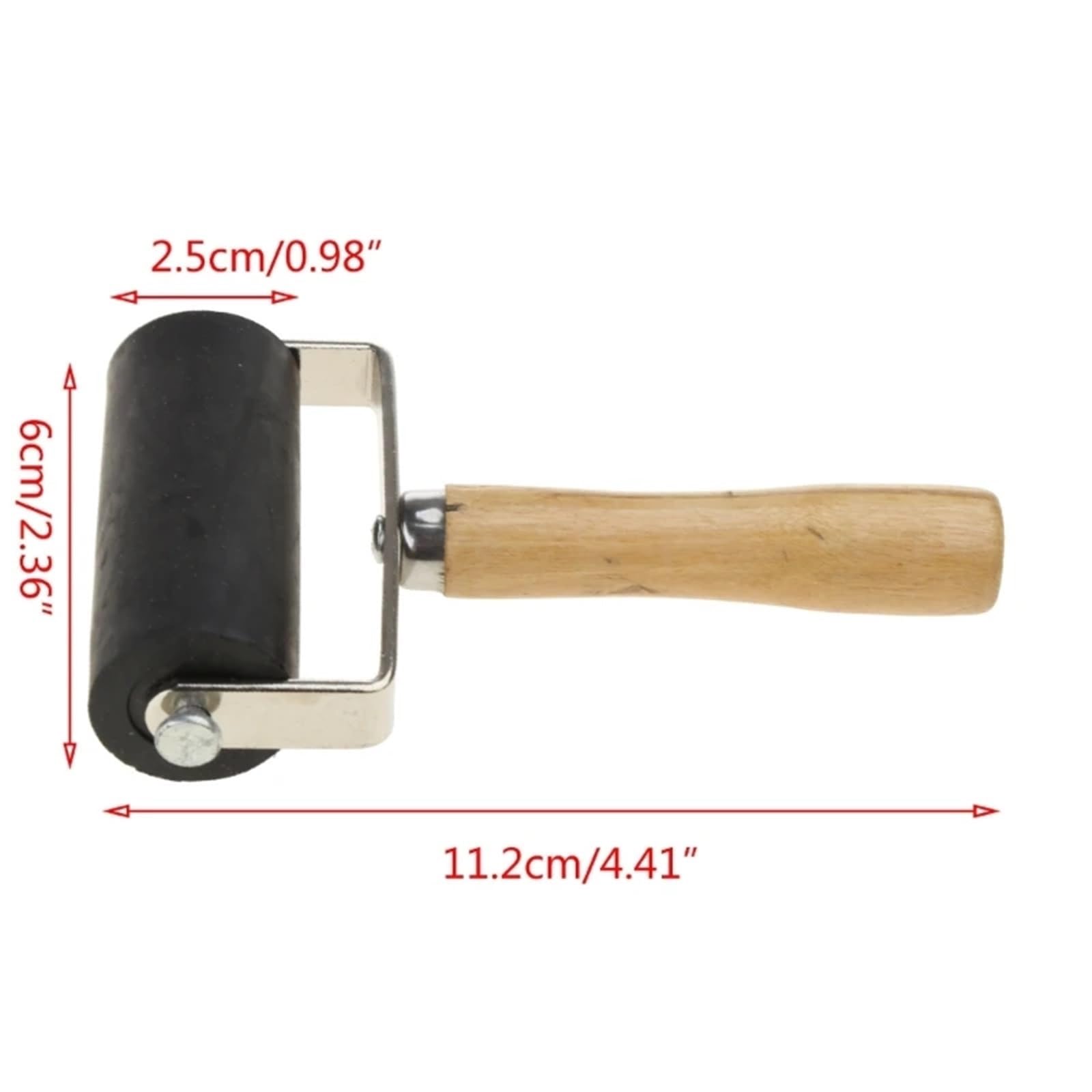 Rodillo De Goma Herramienta práctica profesional for estampar y pintar con rodillo Brayer
