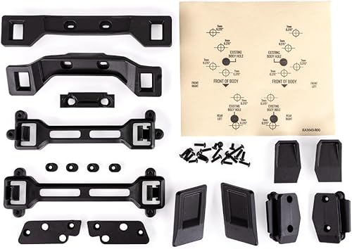 Body Conversion kit, Slash 4X4 (Includes Front & Rear Body mounts, latches, Hardware) (for Clipless mounting)
