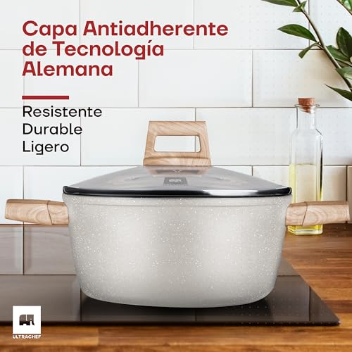 La mejor comparación de Baterias de Cocina de Ceramica del mes. 9 Baterias de Cocina de Ceramica marca ULTRACHEF (3)