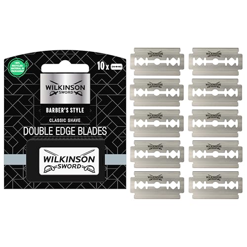 WILKINSON SWORD - Classic Rasierklingen für Männer | Classic Klingen für Rasierhobel | Packung mit 10 Rasierklingen WILKINSON SWORD - Classic Rasierklingen für Männer | Classic Klingen für Rasierhobel | Packung mit 10 Rasierklingen