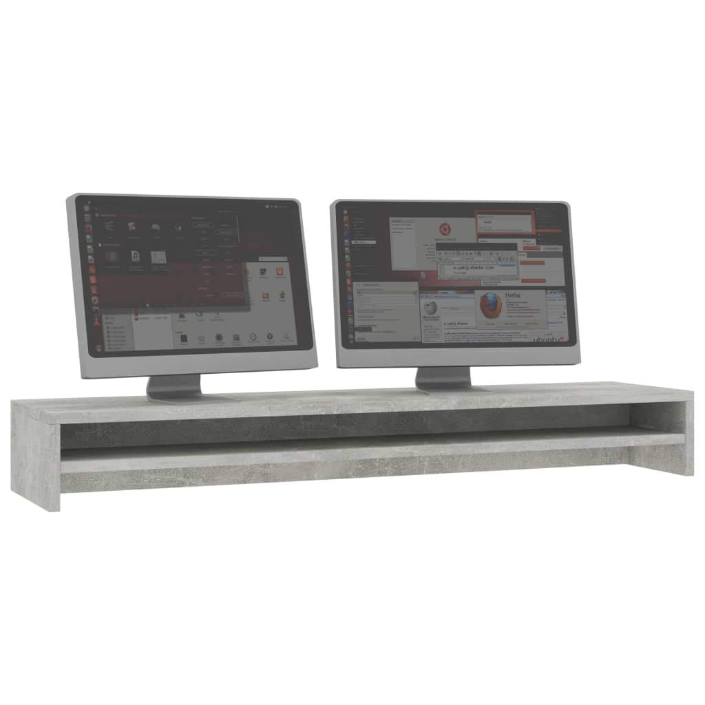 Tidyard Supporto per Schermo Bianco in Truciolato 100x24x13 cm,Mobile Alza TV Moderno,Alza Schermo Moderno,Supporto per Schermo Bianc in Truciolato,Mobile pc Scrivania
