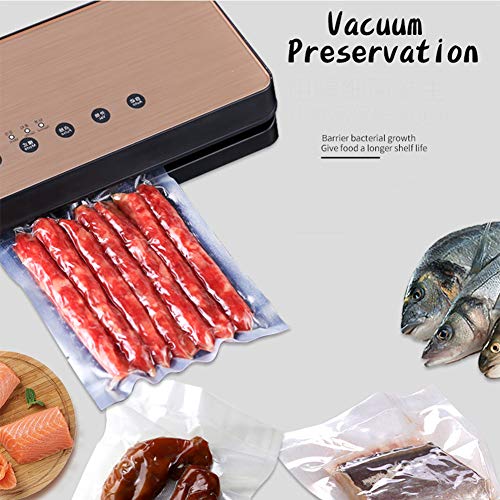 Essen Vakuumierer Vakuumiergerät Maschine Automatische Verschließ, Food Saver, Für Trockene Und Feuchte Lebensmittel… – Bild 3