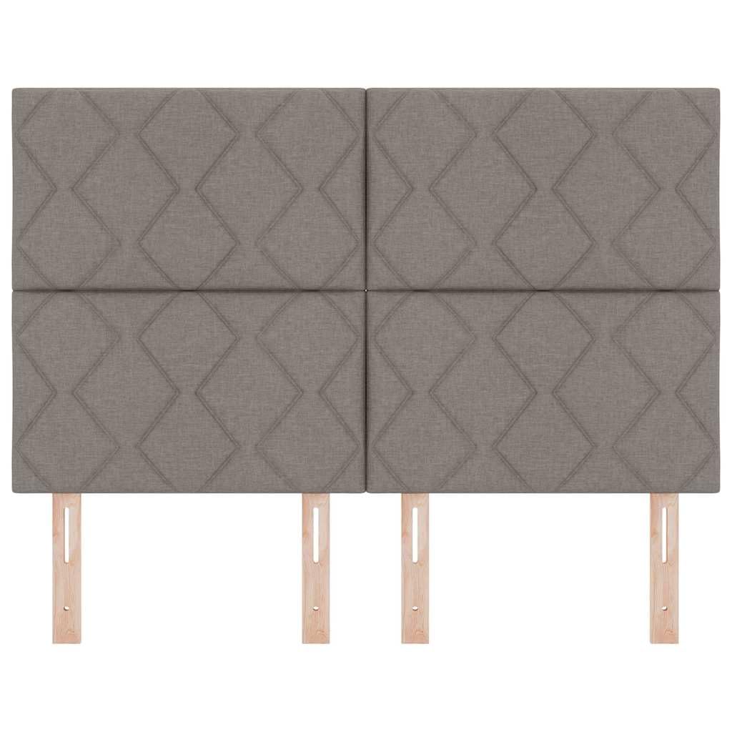 Cabecero de cama color topo de 160 cm de tela de pino de madera maciza de pino ajustable altura 118/128 cm diseño moderno robusto cabecero de cama para dormitorio juvenil habitación de