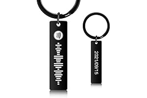 Personalized Spotify Keychain Custom Music Keychain