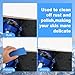 lasuroa 6pcs Snowboard Repair Kit, 6mm Snowboard Base Repair P-Tex Base Filler with 4 Structure Sandpaper 1 Scraper Ptex Ski Repair Kit for Protecting Ski and Snowboard(White)