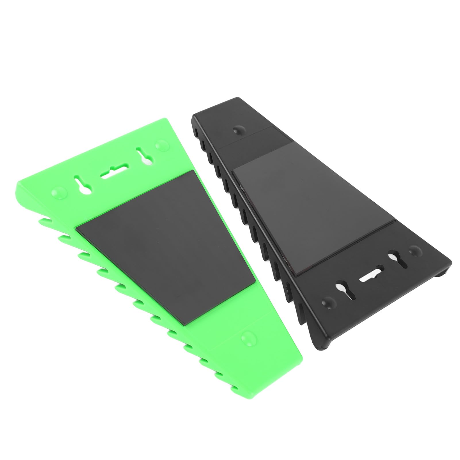 Organizador de llaves magnéticas, 2 paquetes, con capacidad para hasta 12 piezas, estante de llaves magnético ABS resistente para 6 a 24mm, 1/4 pulgadas a 1/16 pulgadas