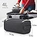 Pantheon Men's Toiletry Bag - Travel Toiletry Bag Wash Bag Hanging Dopp Kit Shaving Kit for Bathroom Shower - Mens Travel Bag Hanging Toiletry Organizer Toiletry Kit for Traveling (Black)