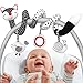 Car Seat Toys Baby Toys 0-3 Months Infant Toys Spiral Stroller Toys, Newborn Toys Black and White Baby Toys, High Contrast Baby Toys for Crib Mobile, Baby Toys Gift for 0 3 6 9 12 Months Girls Boys