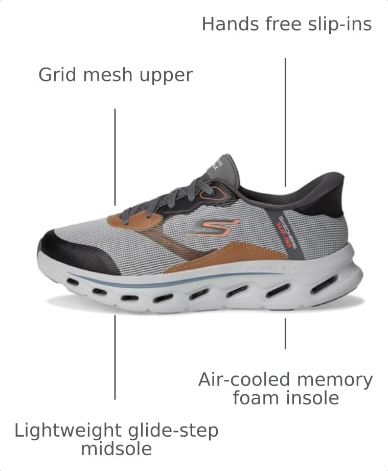 Image of Skechers Men's Skechers Men's Hands Free Slip-ins Go Walk Glide-Step 2.0 - Zac Sneaker