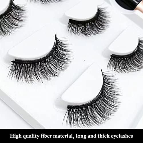 Magnetische Wimpern mit Magnetic Eyeliner 3D Magnet Wimpern Falsche Wimpern Magnetisch Wasserfest Künstliche Wimpern Set mit Pinzette Natürliche Wimpern Magnetic Lashes Magnetic Eyelashes