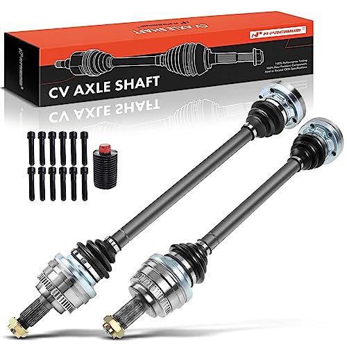 A-Premium Pair (2) Rear CV Axle Shaft Assembly Compatible with BMW E46 323i/325Ci/325i/328i 1998-2006, E36/E46 323i/323is/328i 1998-1999, Z4 E85 2003-2005, Driver & Passenger, Replace# 33211226904