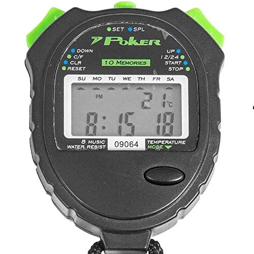 Cronômetro Digital, Poker, Pro Running 10 Voltas