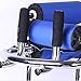 QIQIZHANG Walkers for Seniors Walker Children with Cerebral Palsy,Height-Adjustable Mobile Walker,Rollators 6 wheeS seat Disabled Assistive Equipment rollator Walker, Durable Mobility Aid., Blue