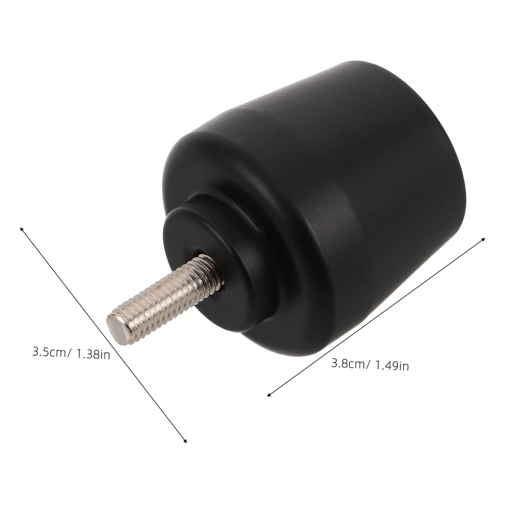 Mikikit Tappi Terminali Manubrio Moto in Metallo Nero M6 Funzione Anti-vibrazione e Rimozione Facile, per Dirt Bike e Scooter