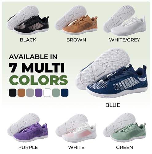 HF Cloud-Like Barefoot Shoes for Women & Men - Minimalist Shoes for Women, Arch-Support Breathable Splash-Proof Versatile Ergonomic Pain-Relief Posture-Improvement Hiking Boots Womens2